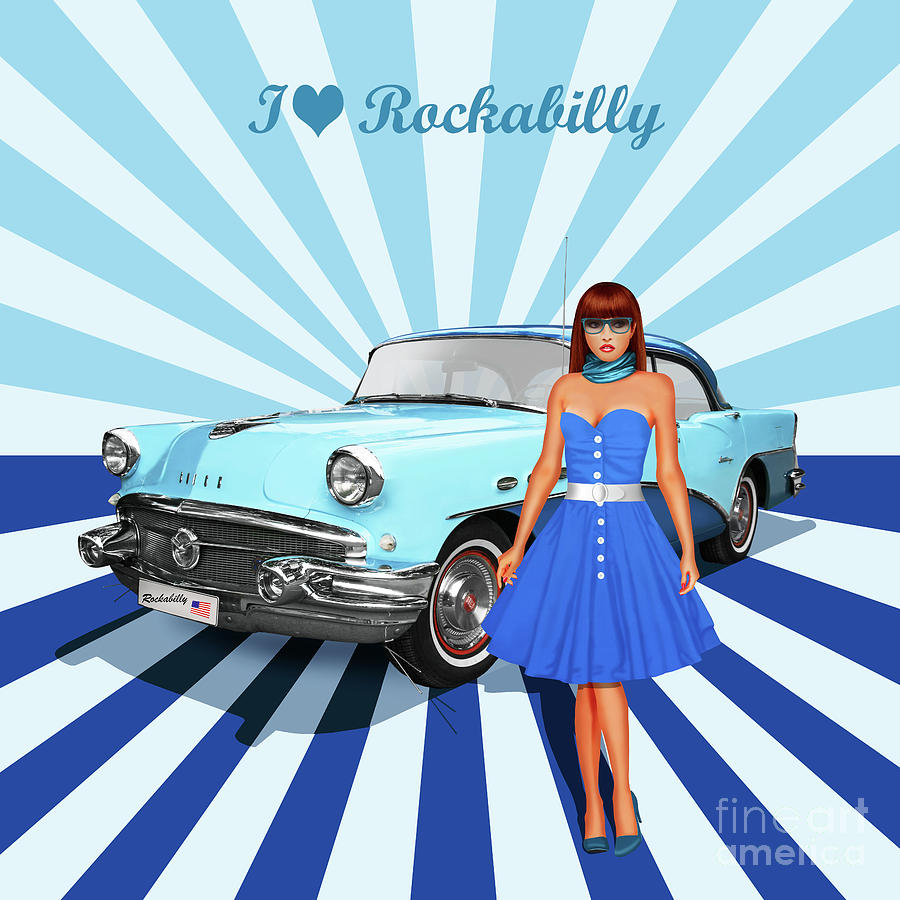 rockabilly love art