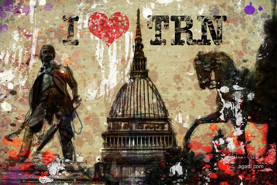 I Love TRN Digital Art by Andrea Gatti
