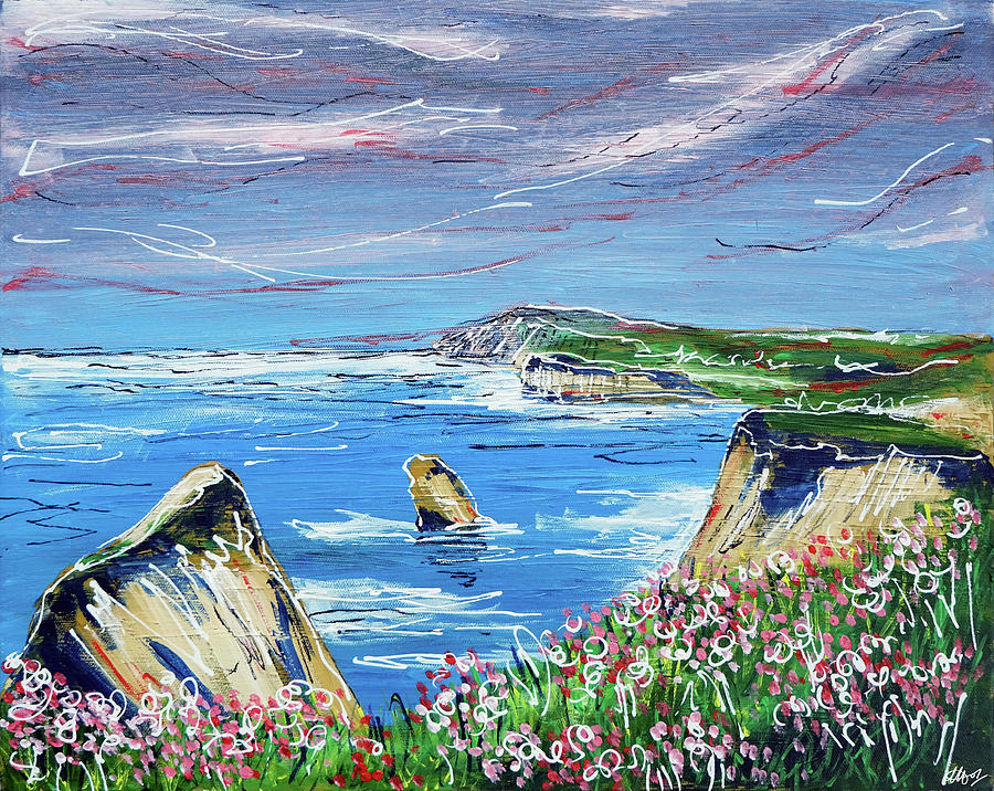 I Love Wight Painting by Laura Hol Art