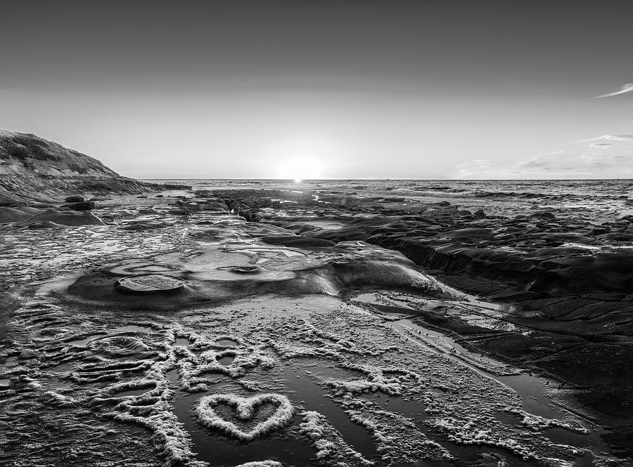 I Love You as BIG as the Ocean Too   False Infrared Photograph by Scott Campbell