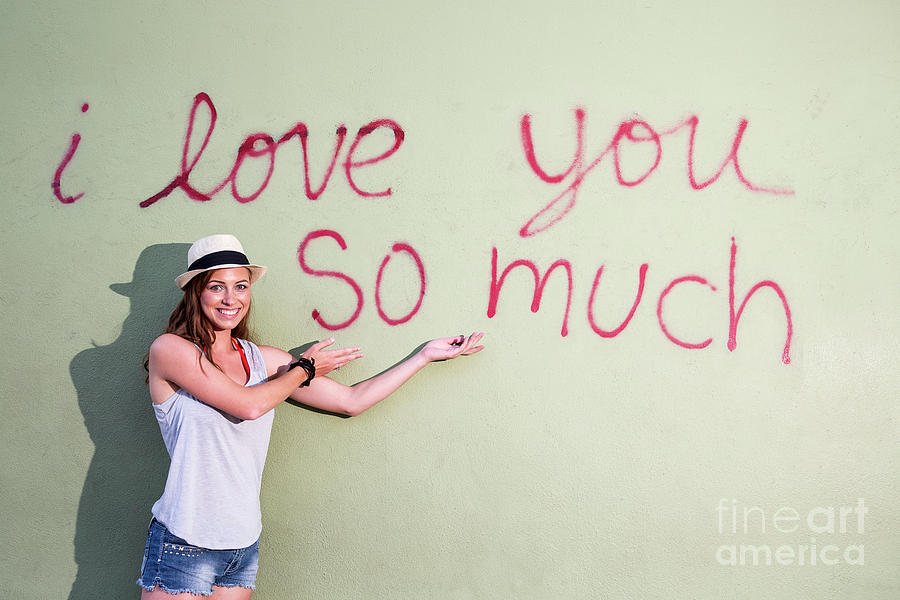 I Love You So Much Mural Is An Iconic Part Of South Congress Photograph By Herronstock Prints