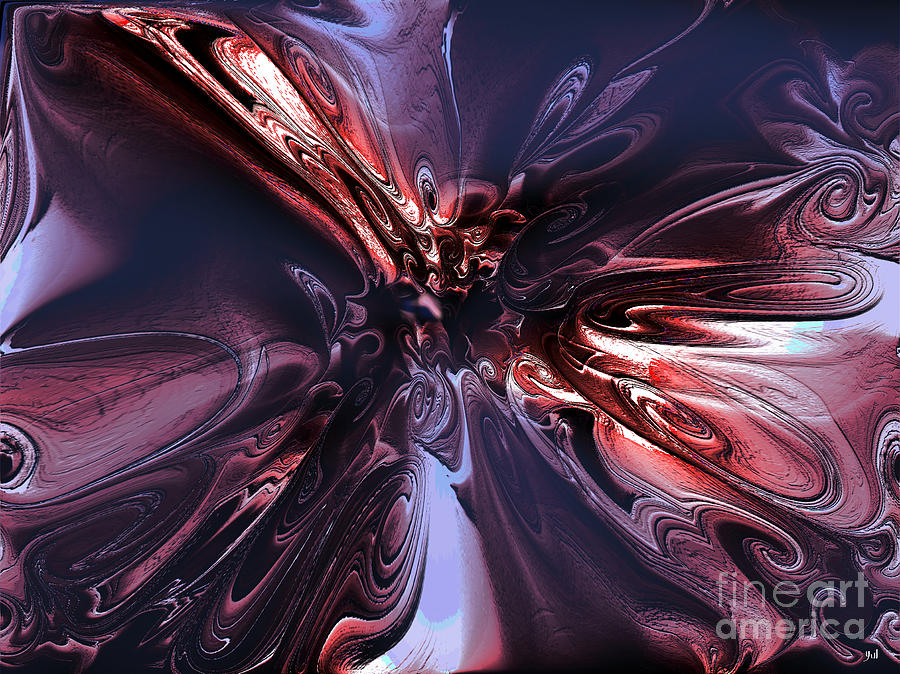 Abstract Digital Art - Tender Nature Of Fear by Yul Olaivar
