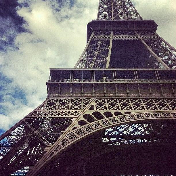 Paris Photograph - I Miss It. #eiffel #tower #paris #france by Jen Hernandez