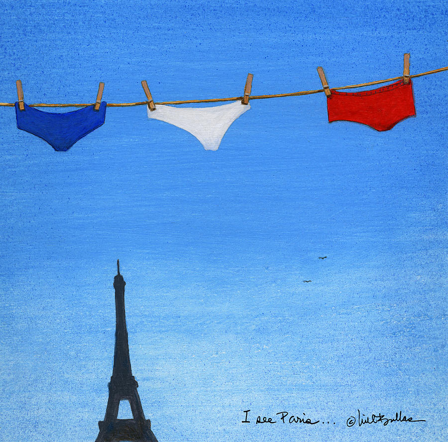Paris Painting - I see Paris... by Will Bullas