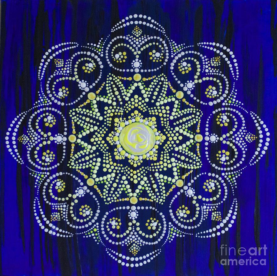 Mandala Painting - I See You by Maria Martinez