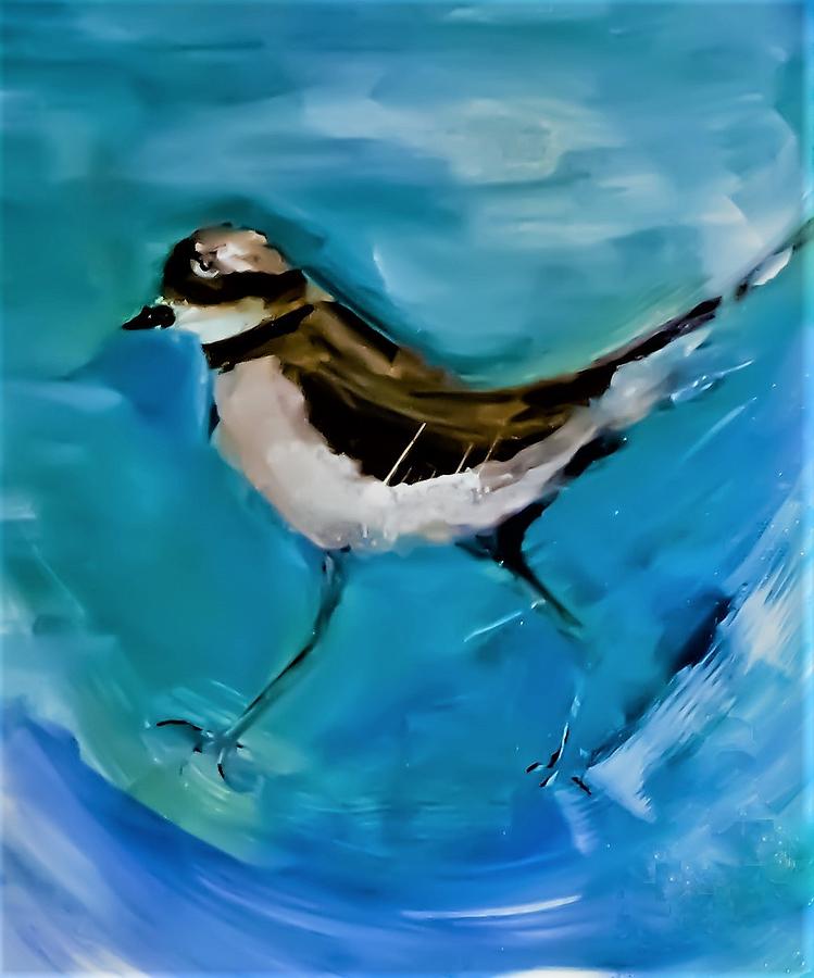 I See You Said The Killdeer As She Passed By Digital Art by Lisa Kaiser