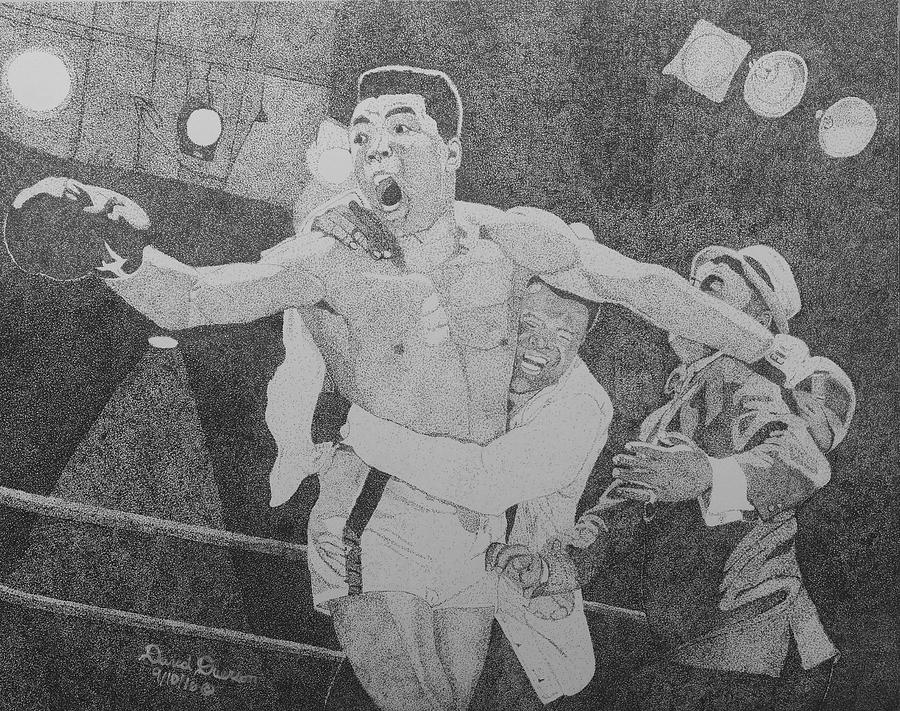 Boxing Painting - I Shook Up The World by David Duerson