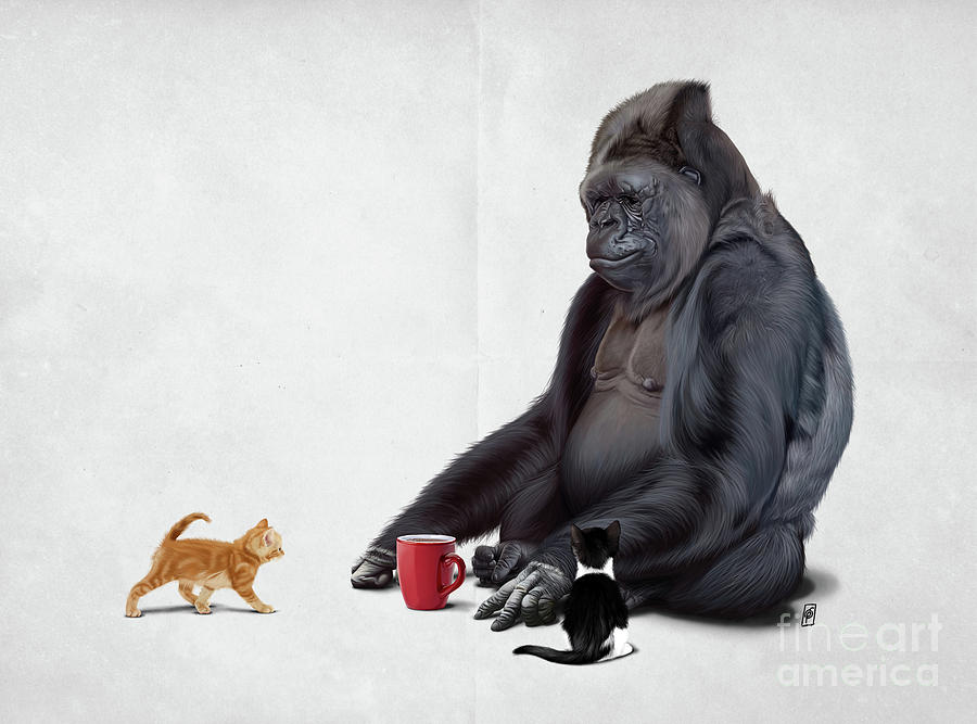 I Should Koko Wordless Digital Art by Rob Snow