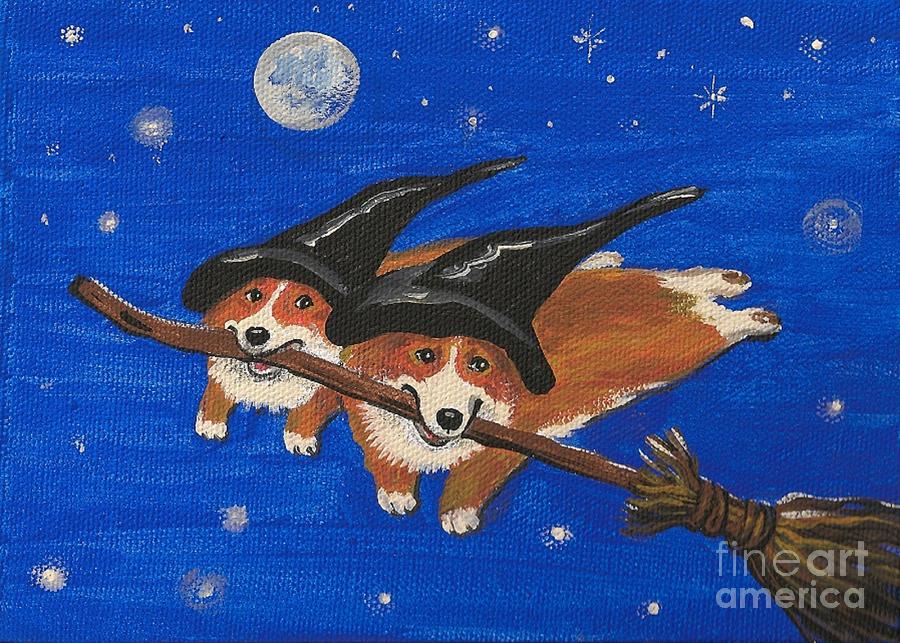 I Told You This Stick Can Fly Painting by Margaryta Yermolayeva