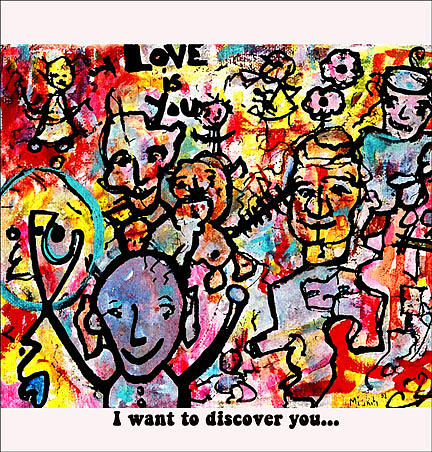 Face Painting - I want to discover you by Kathi Halickman