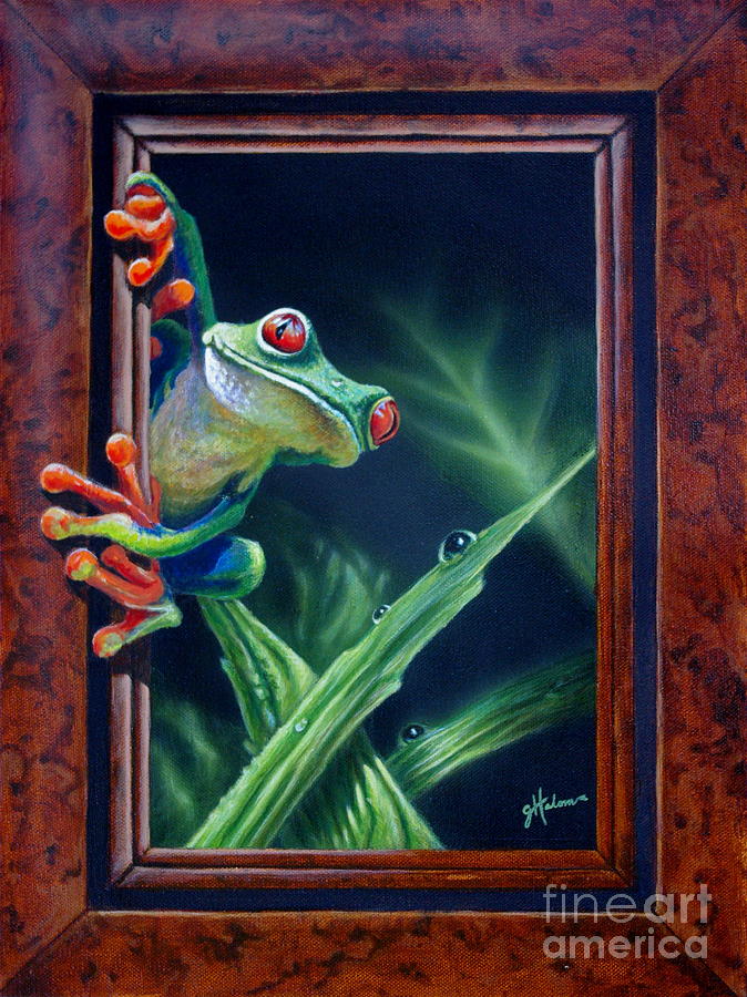 I Was Framed Painting by Greg and Linda Halom