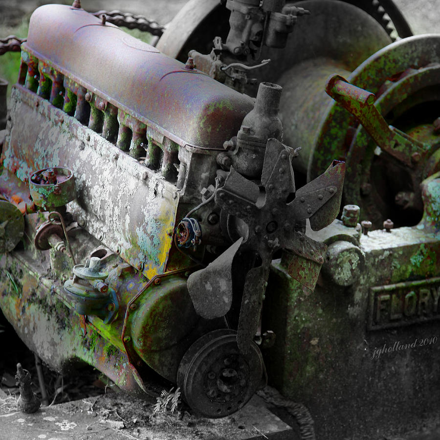 Diesel Engine Photograph - I Was Once Powerful by Joseph G Holland