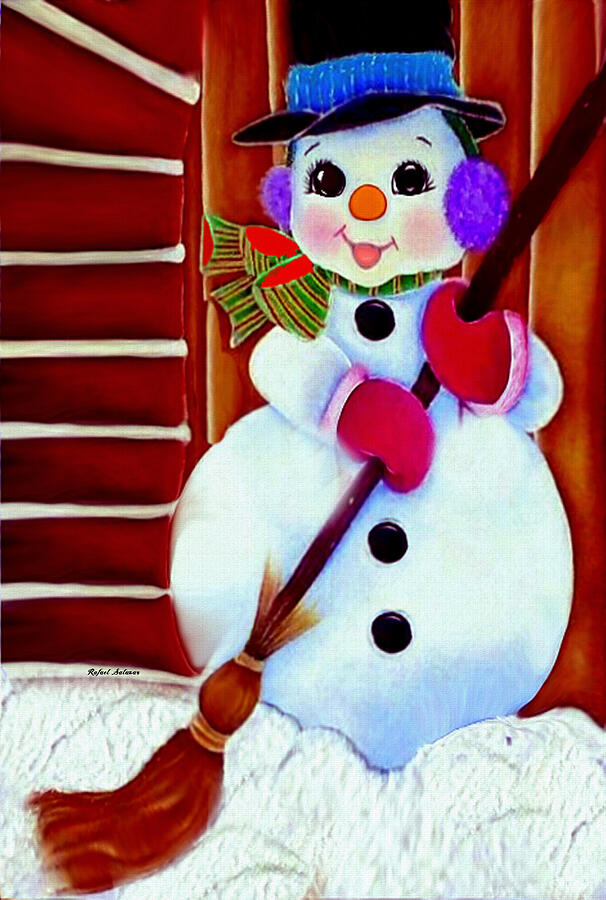 I will clean your snow for free Digital Art by Rafael Salazar