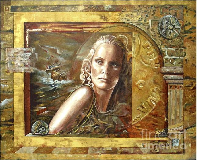 Portrait Painting - I Will Find You by Sinisa Saratlic
