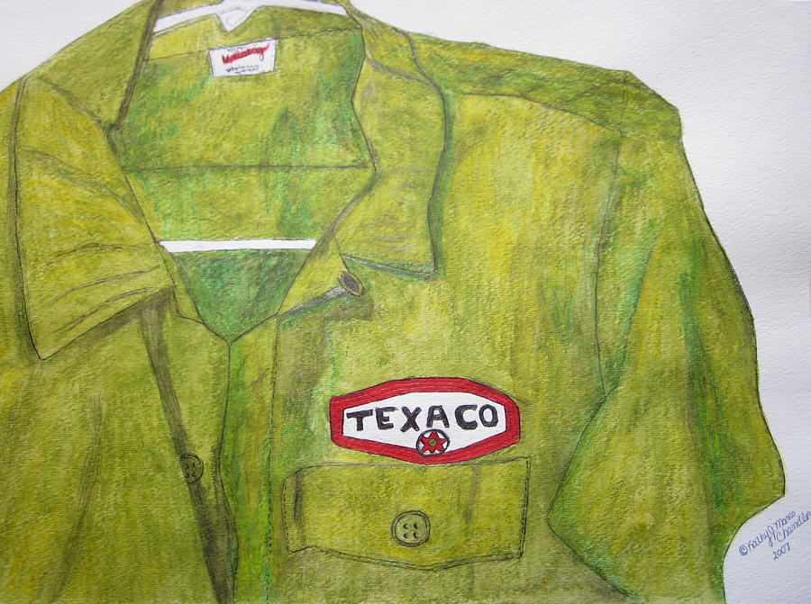I Worked At Texaco Painting by Kathy Marrs Chandler