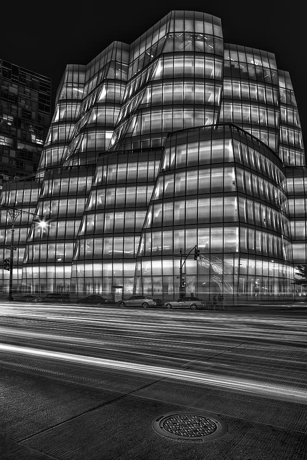 IAC Building BW Photograph by Susan Candelario