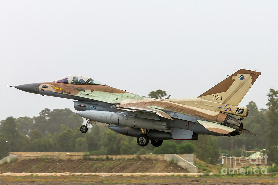 IAF F-16C Barak Fighter jet  Photograph by Amos Dor