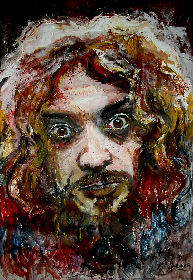 Anderson Painting - Ian Anderson - Jethro Tull by Marcelo Neira