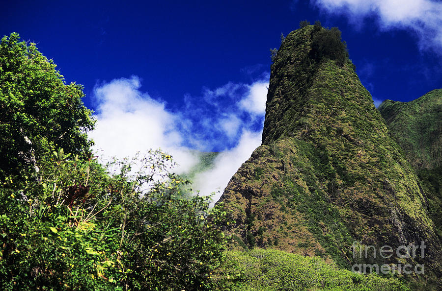 Iao Needle Cliffs Photograph by Carl Shaneff - Printscapes