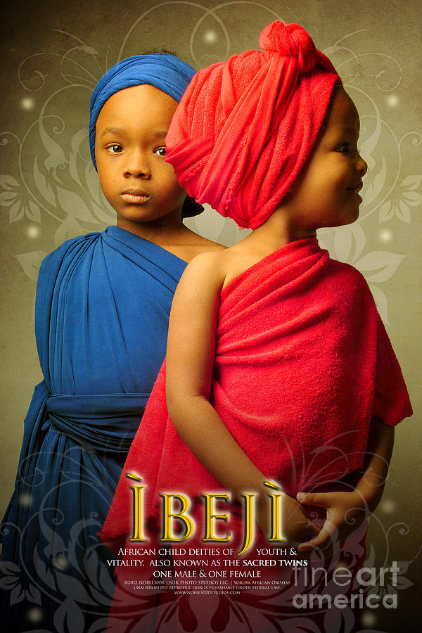 Children Photograph - Ibeji by James C Lewis