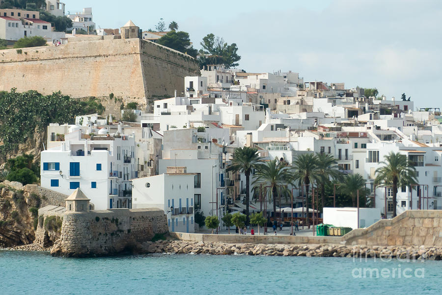 Ibiza Town and Castle Photograph by Rod Jones