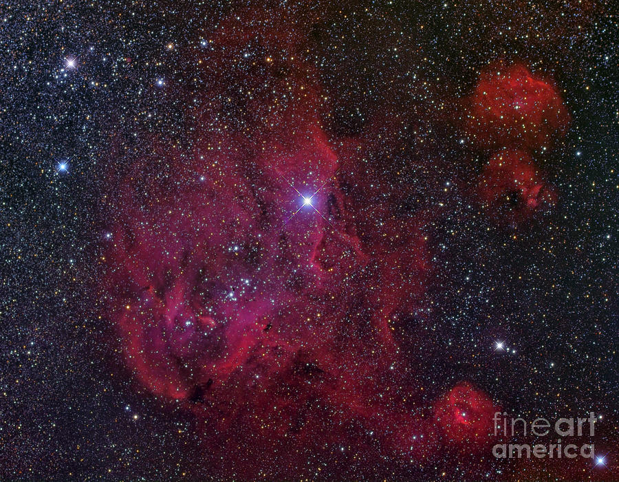 Ic 2944, The Running Chicken Nebula Photograph