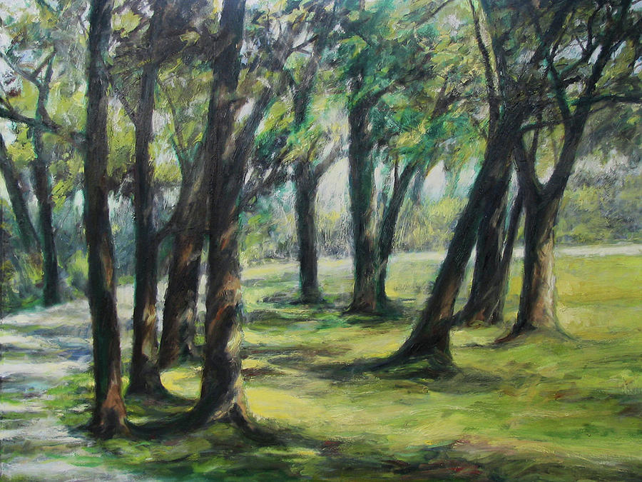 Ic Park Painting by Robert Sunderman