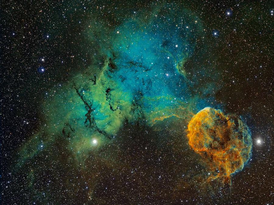 Ic443_franke Painting by Celestial Images