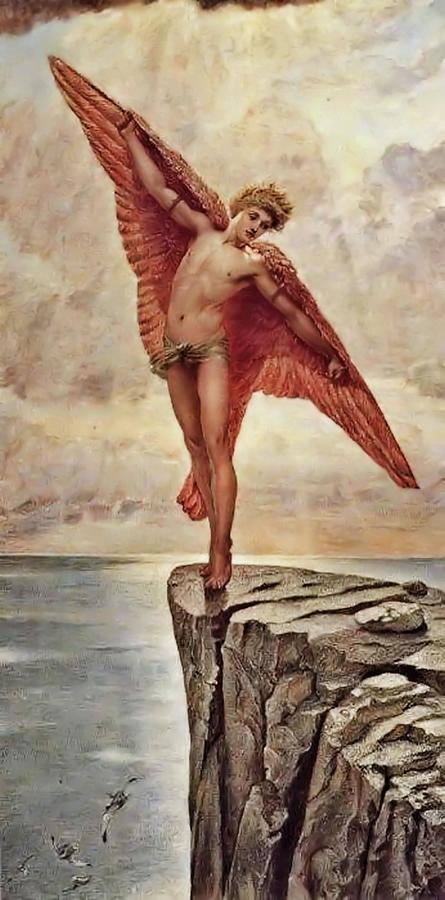 Icarus by Richmond Painting by William Blake Richmond