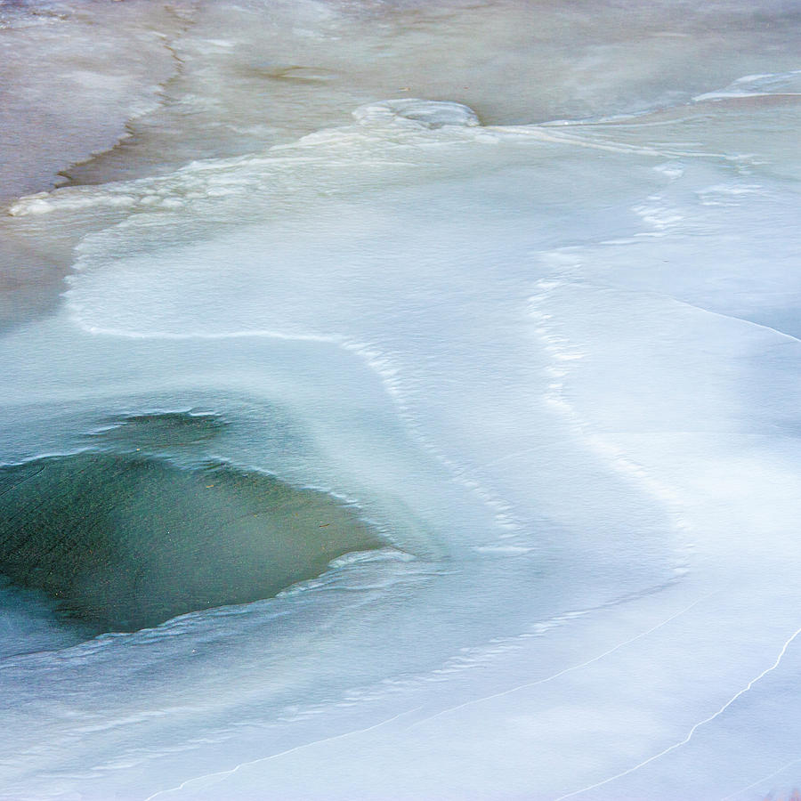 Abstract Photograph - Ice Abstract 2 by Hitendra SINKAR
