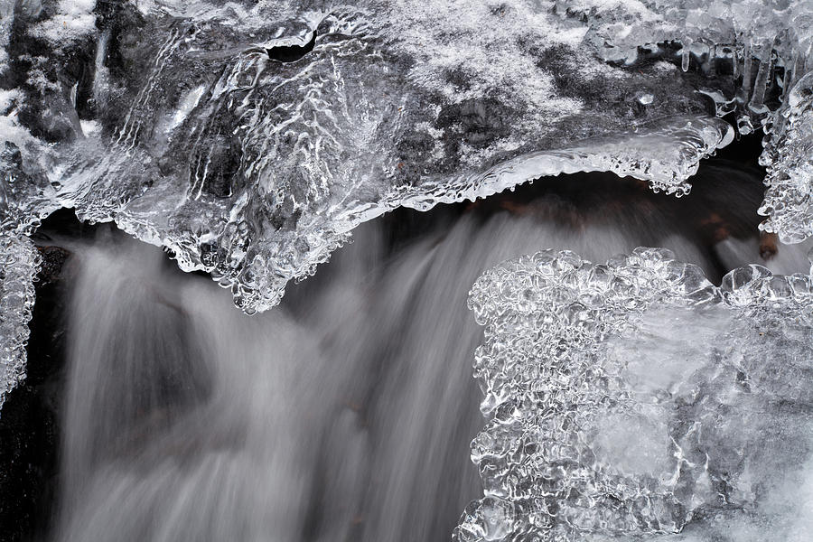 Ice And Cascades #2 Photograph by Irwin Barrett