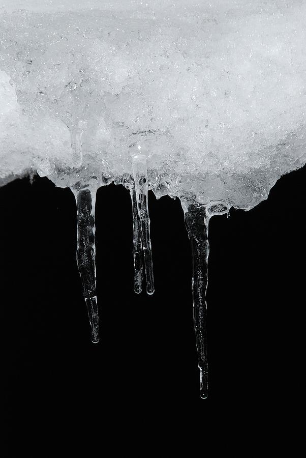 Ice And Night I Photograph by Angie Tirado