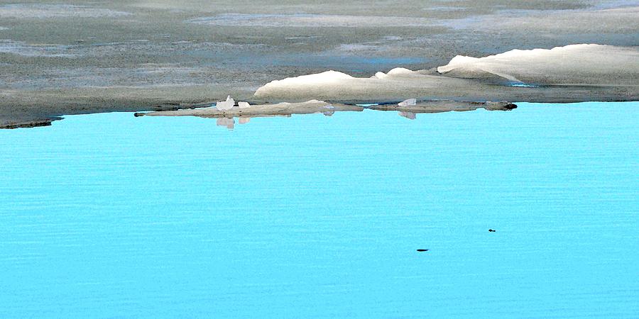 Ice And Still Water Five  Digital Art by Lyle Crump
