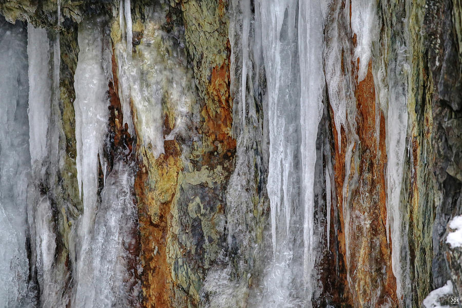 Ice and Stone Photograph by John Meader