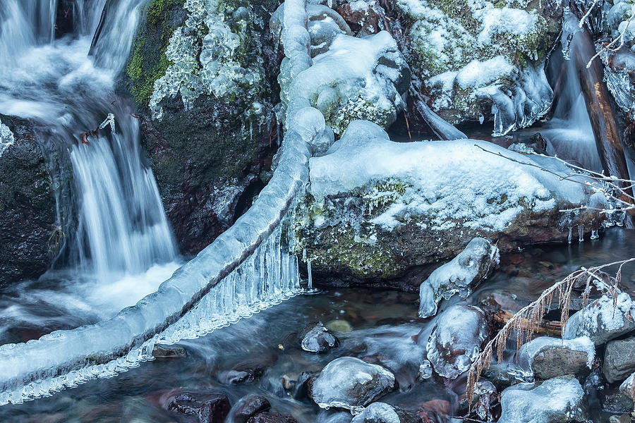 Ice and Water, No. 4 Photograph by Belinda Greb
