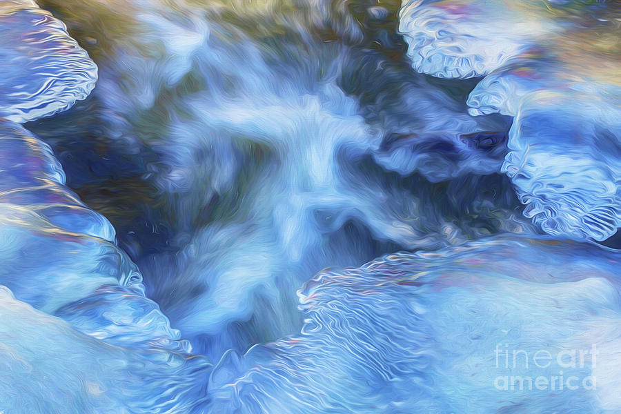 Ice And Water Digital Art