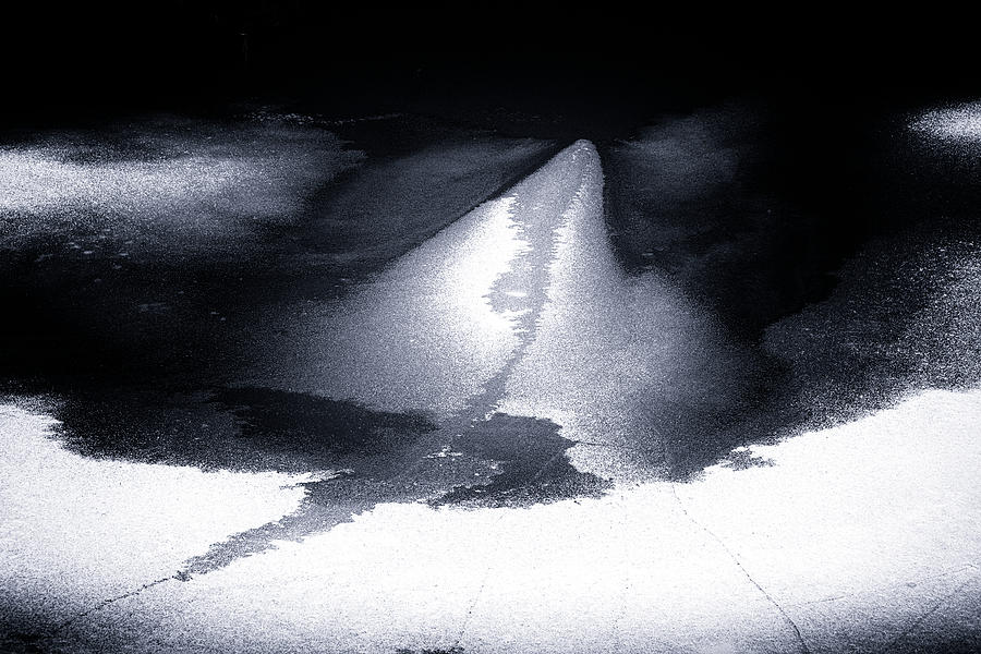 Ice Arrowhead Photograph by Mark Egerton