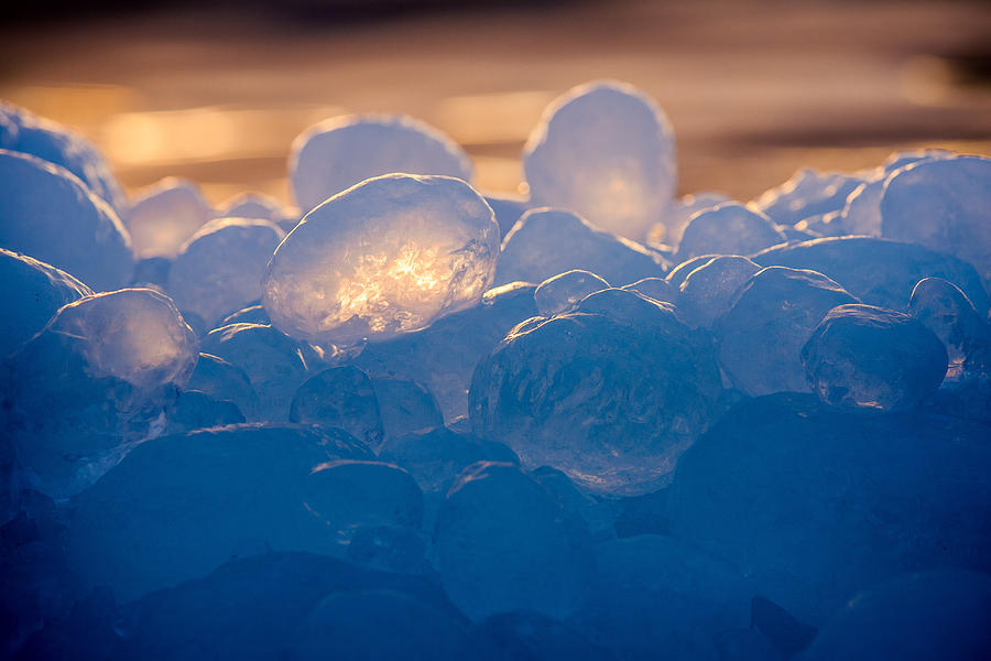 Ice Balls Photograph by Rikk Flohr