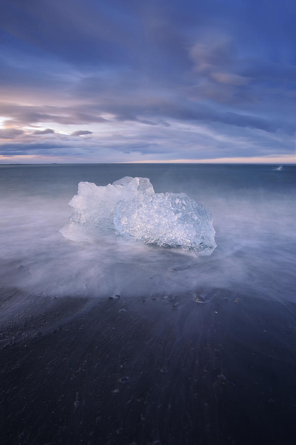 Ice Beach Photograph by Dustin LeFevre