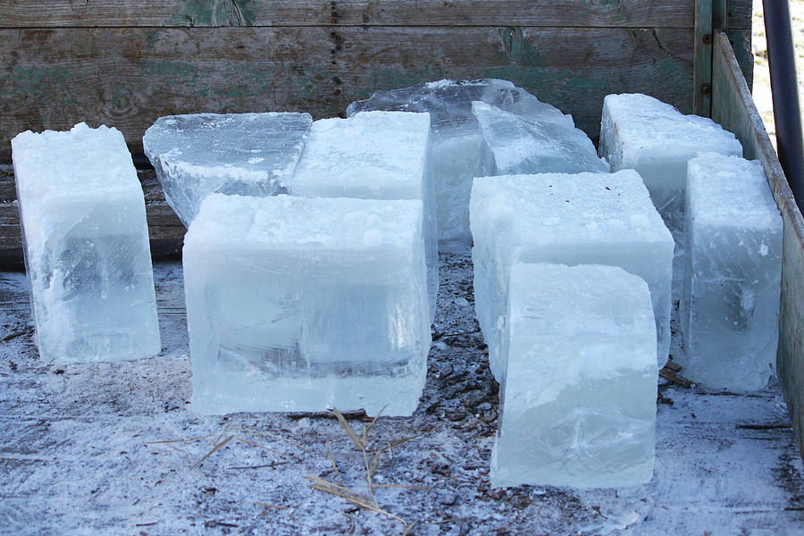 Ice Blocks Photograph by Brook Burling