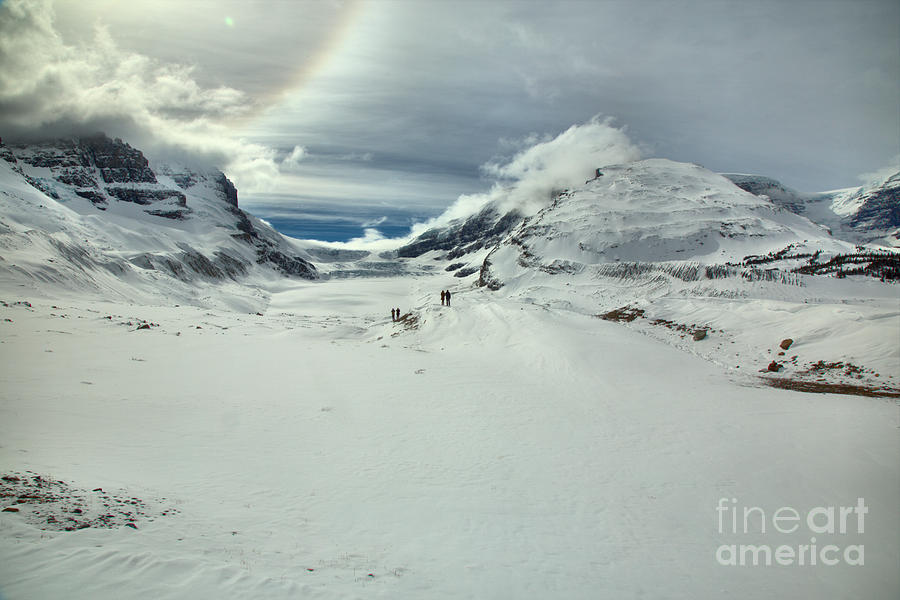 Ice Bow Over The Athabasca Glacier Photograph by Adam Jewell