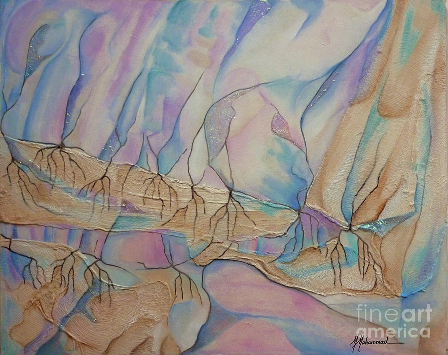 Ice Painting - Ice Cascade by Marcella Muhammad Ice Painting - Ice Cascade by Marcella Muhammad