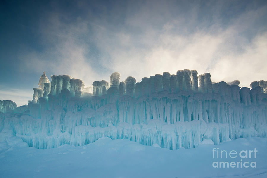 Ice Castles in Stillwater Photograph by David Parker Fine Art America