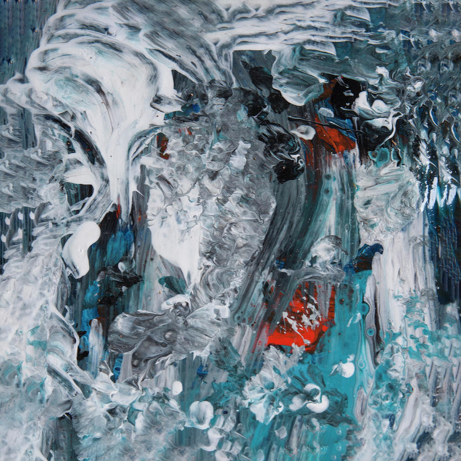 Ice Castles VIII Painting by Judy Huck