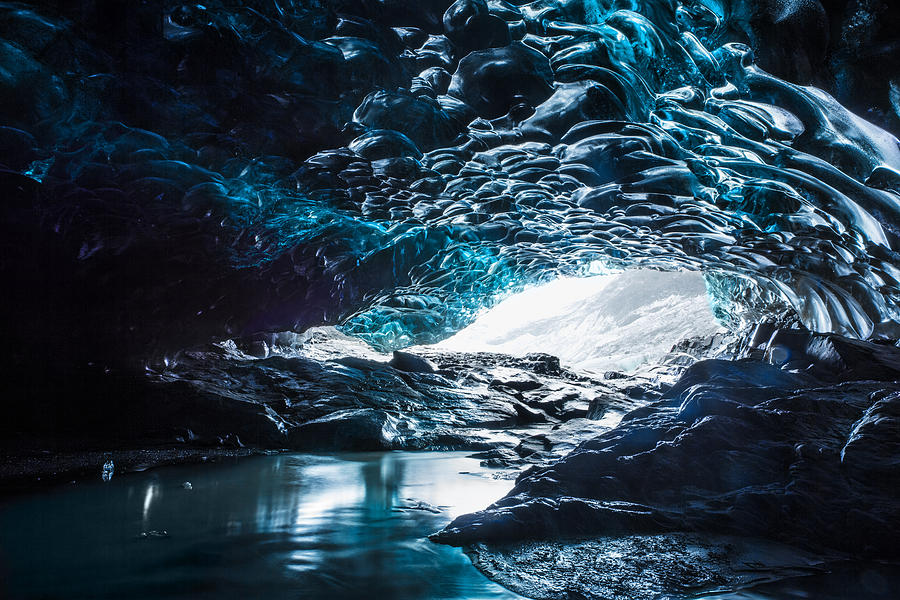 Ice cave under Vatnajokull glacier Photograph by Petr Perepechenko ...