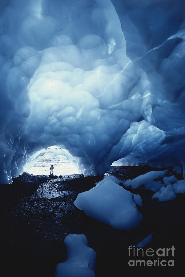 Ice Caves, Mt. Rainier Photograph by F. Stuart Westmorland