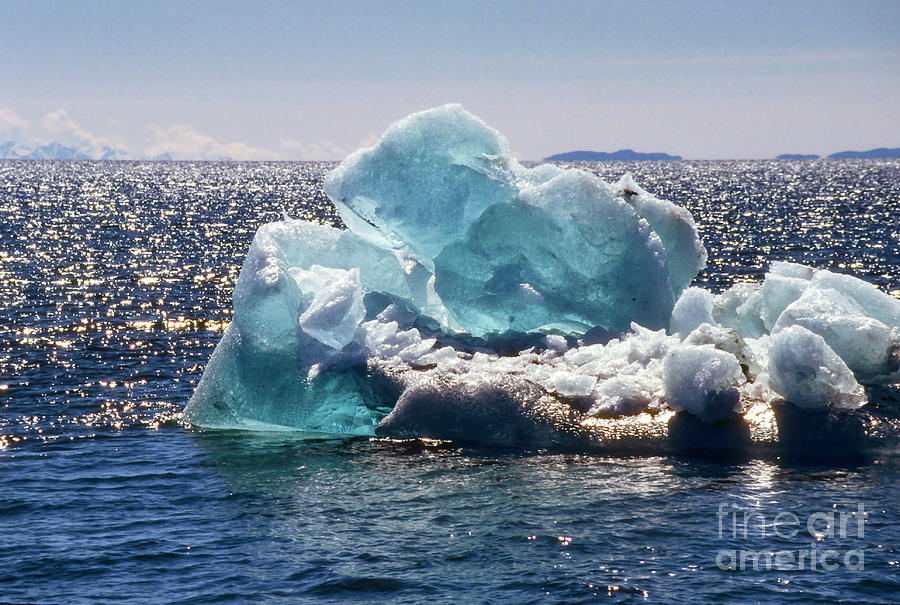 Ice Chunks Photograph by Bob Phillips