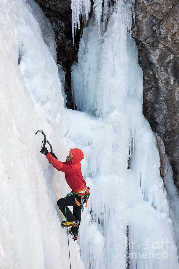 Ice Climber Photograph by Jim West