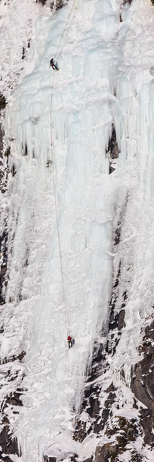 Ice Climbing Photograph by Tim Kirchoff