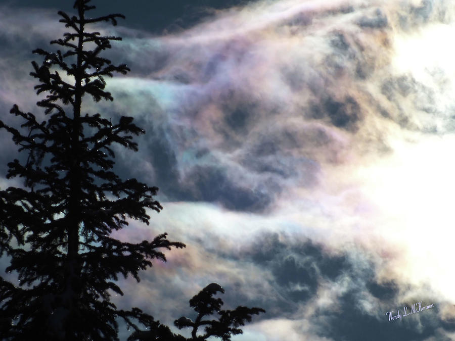 Ice Cloud Crystal Rainbows Photograph by Wendy McKennon